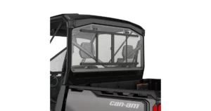 FENETRE ARRIERE EN VERRE AVEC PANNEAU COULISSANT